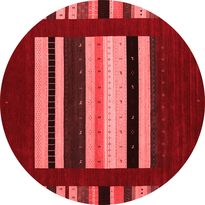Abstract Red Contemporary Rug, con1909red