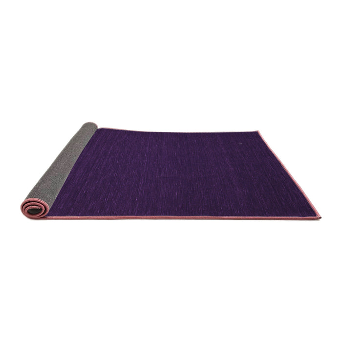 Sideview of Abstract Purple Contemporary Rug, con190pur