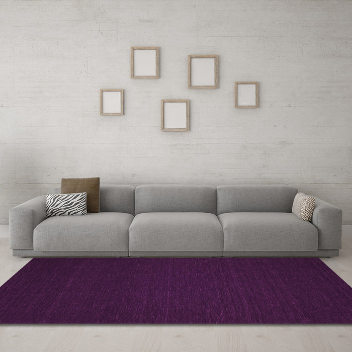 Machine Washable Abstract Pink Contemporary Rug in a Living Room, wshcon190pnk