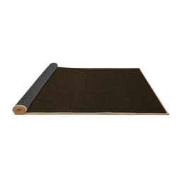Sideview of Abstract Brown Contemporary Rug, con190brn