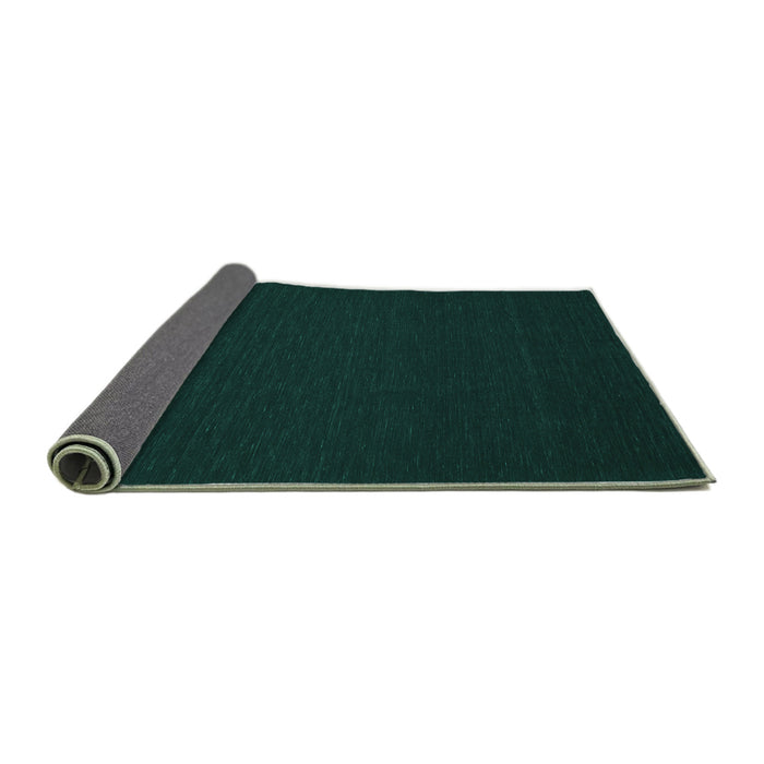 Sideview of Abstract Turquoise Contemporary Rug, con190turq