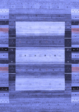 Abstract Blue Contemporary Rug, con1910blu