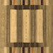 Square Machine Washable Abstract Brown Contemporary Rug, wshcon1910brn