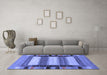 Machine Washable Abstract Blue Contemporary Rug in a Living Room, wshcon1910blu