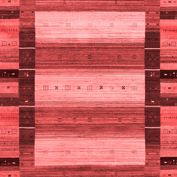 Abstract Red Contemporary Area Rugs