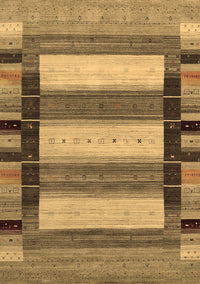 Abstract Brown Contemporary Rug, con1910brn