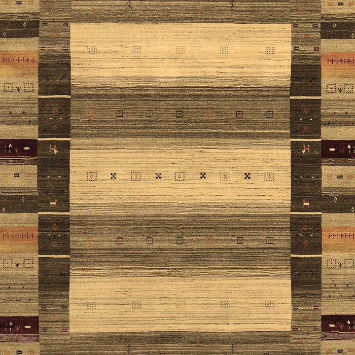 Machine Washable Abstract Brown Contemporary Rug, wshcon1910brn