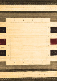 Solid Brown Modern Rug, con1911brn