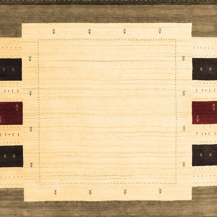 Solid Brown Modern Rug, con1911brn