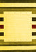 Solid Yellow Modern Rug, con1911yw