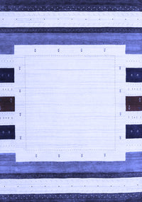 Solid Blue Modern Rug, con1911blu