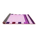 Sideview of Solid Pink Modern Rug, con1911pnk