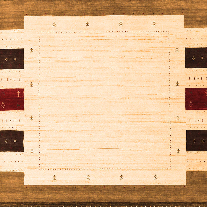 Serging Thickness of Machine Washable Solid Orange Modern Area Rugs, wshcon1911org