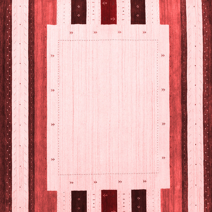 Machine Washable Solid Red Modern Rug, wshcon1911red
