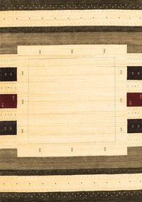 Solid Brown Modern Rug, con1912brn