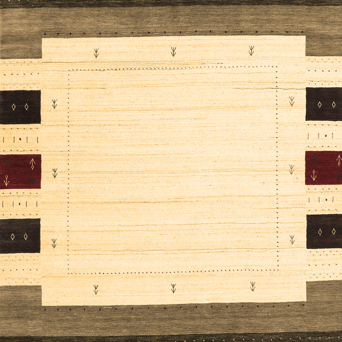 Solid Brown Modern Rug, con1912brn
