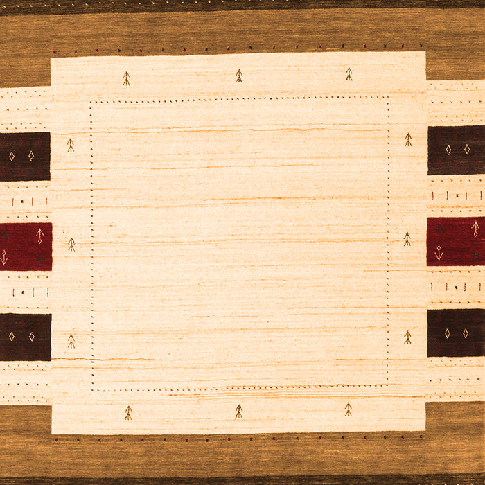 Serging Thickness of Machine Washable Solid Orange Modern Area Rugs, wshcon1912org