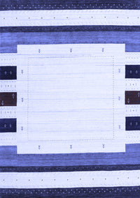 Solid Blue Modern Rug, con1912blu