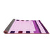 Sideview of Solid Pink Modern Rug, con1912pnk