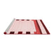 Modern Red Washable Rugs