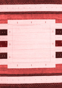 Solid Red Modern Rug, con1912red