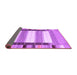 Sideview of Abstract Purple Contemporary Rug, con1913pur