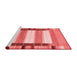 Contemporary Red Washable Rugs