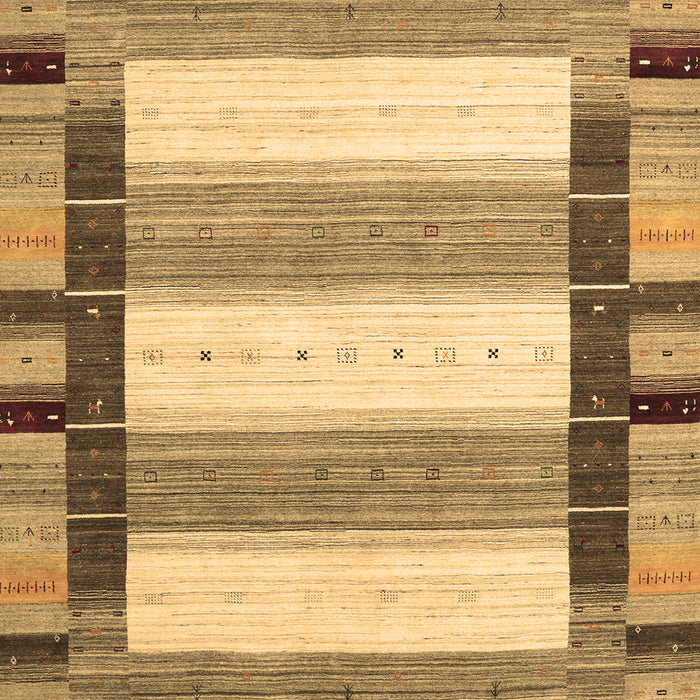 Abstract Brown Contemporary Rug, con1913brn