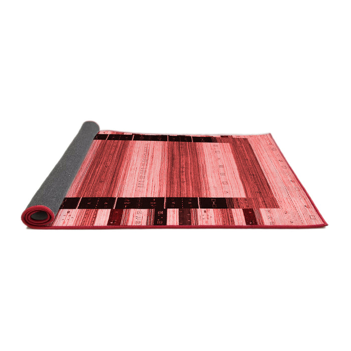 Abstract Red Contemporary Area Rugs