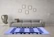 Machine Washable Abstract Blue Contemporary Rug in a Living Room, wshcon1914blu