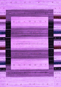 Abstract Purple Contemporary Rug, con1914pur