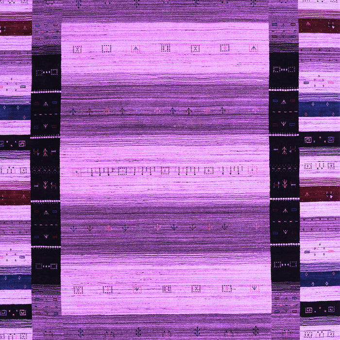Abstract Purple Contemporary Rug, con1914pur