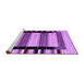 Sideview of Machine Washable Abstract Purple Contemporary Area Rugs, wshcon1914pur