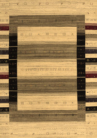 Abstract Brown Contemporary Rug, con1914brn