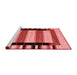 Contemporary Red Washable Rugs