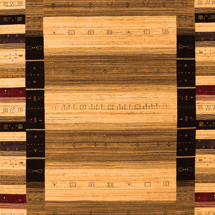 Serging Thickness of Machine Washable Abstract Orange Contemporary Area Rugs, wshcon1914org