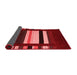 Abstract Red Contemporary Area Rugs