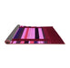 Sideview of Abstract Pink Contemporary Rug, con1915pnk