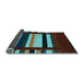 Sideview of Abstract Light Blue Contemporary Rug, con1915lblu