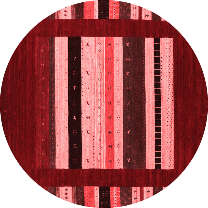 Machine Washable Abstract Red Contemporary Rug, wshcon1915red