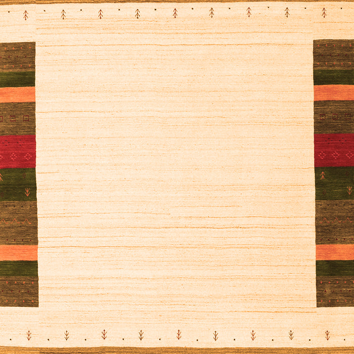 Solid Orange Modern Rug, con1916org