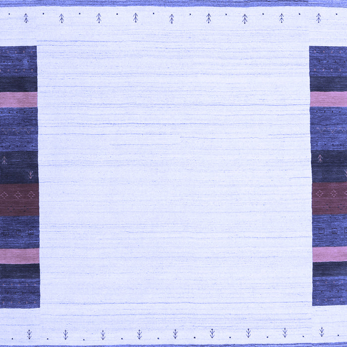 Solid Blue Modern Rug, con1916blu