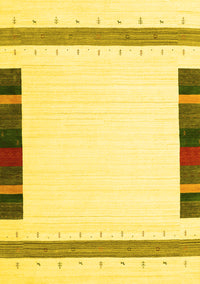 Solid Yellow Modern Rug, con1916yw