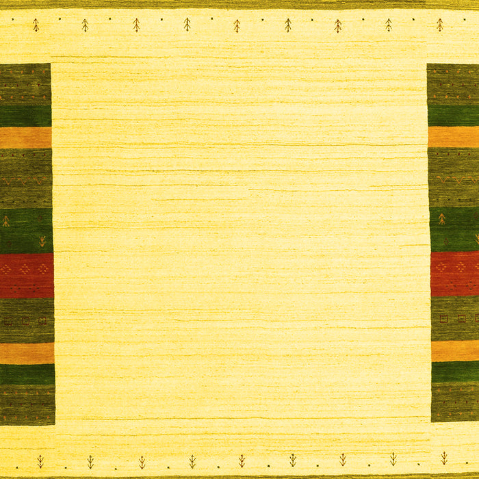 Solid Yellow Modern Rug, con1916yw