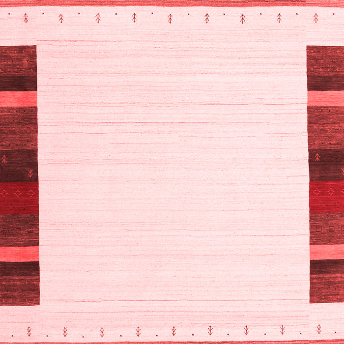 Machine Washable Solid Red Modern Rug, wshcon1916red