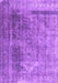 Abstract Purple Contemporary Rug, con1917pur