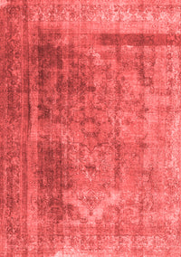 Abstract Red Contemporary Rug, con1917red