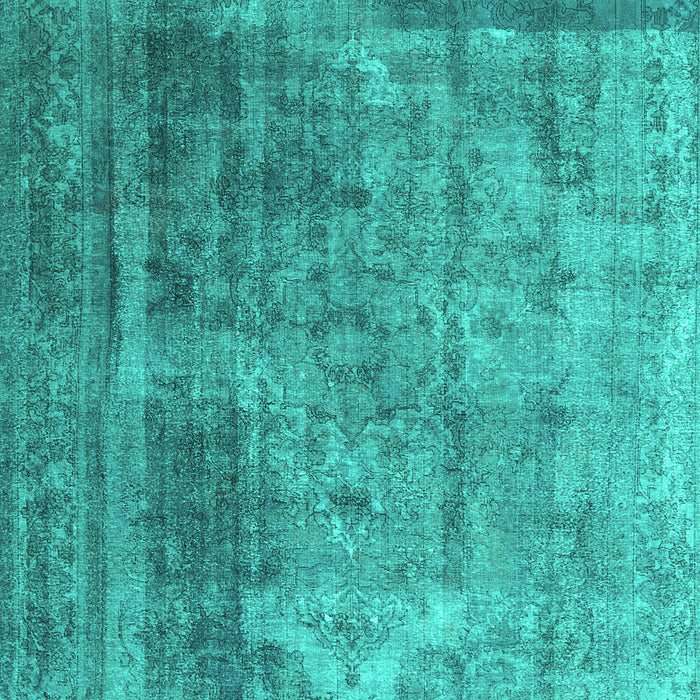 Machine Washable Abstract Turquoise Contemporary Area Rugs, wshcon1917turq
