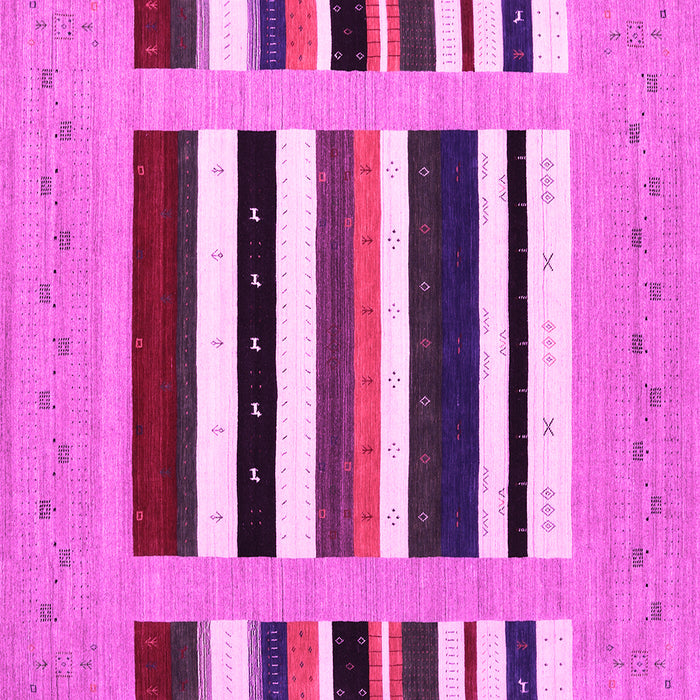 Square Abstract Pink Contemporary Rug, con1918pnk