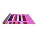 Sideview of Abstract Pink Contemporary Rug, con1918pnk